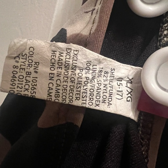 Camo Print One-Piece Swimsuit - Picture 4 of 4